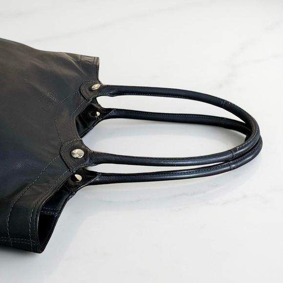 Authentic Coach Black Leather Bleeker Legacy Tote Bag! - Picture 8 of 13